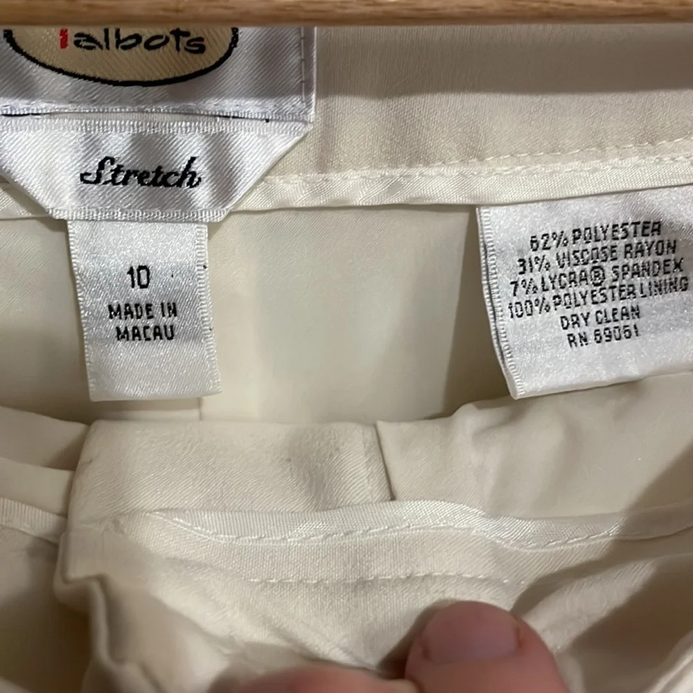 Talbots lined pants - Picture 2 of 4